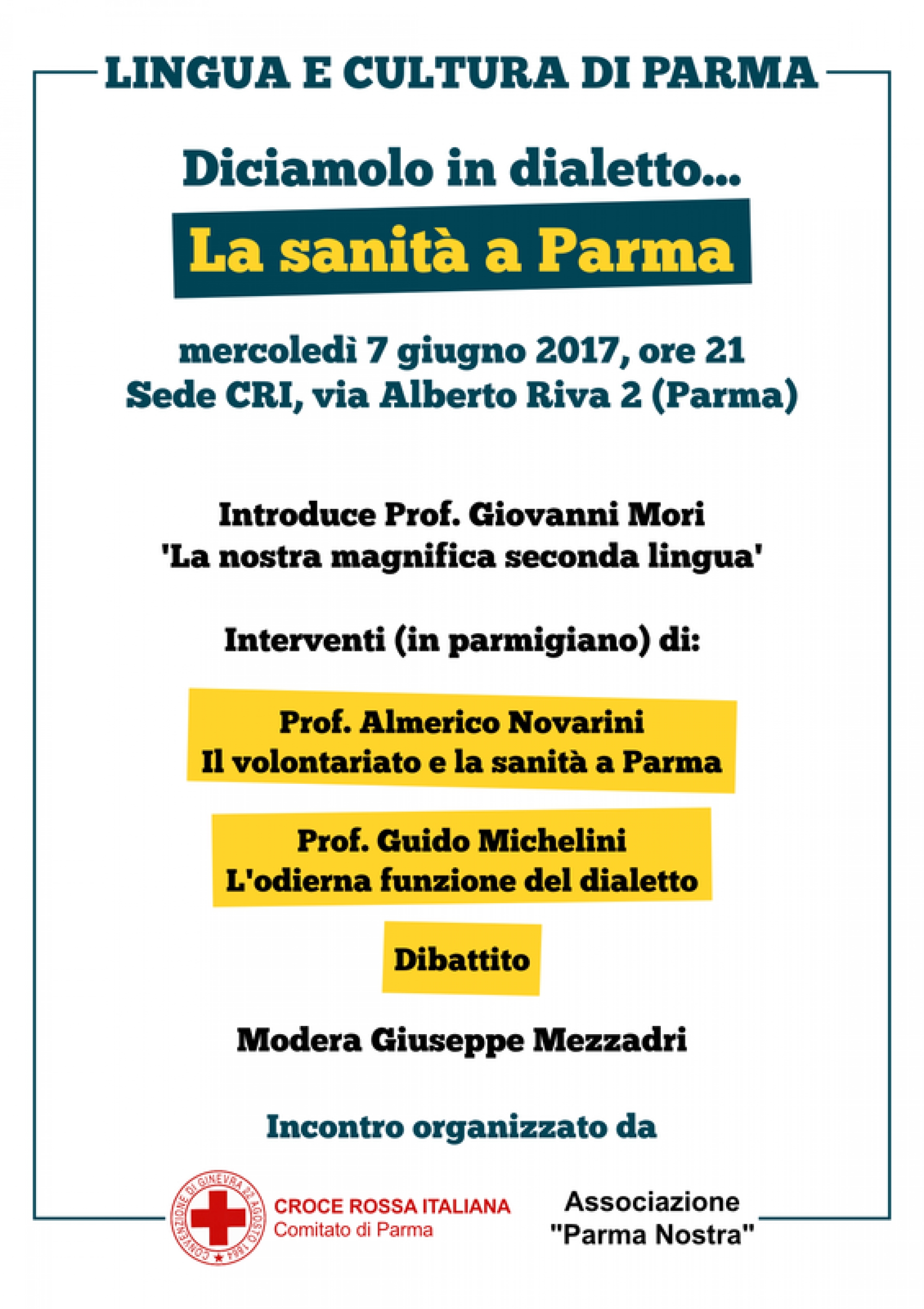 Diciamolo in dialetto! La sanità a Parma